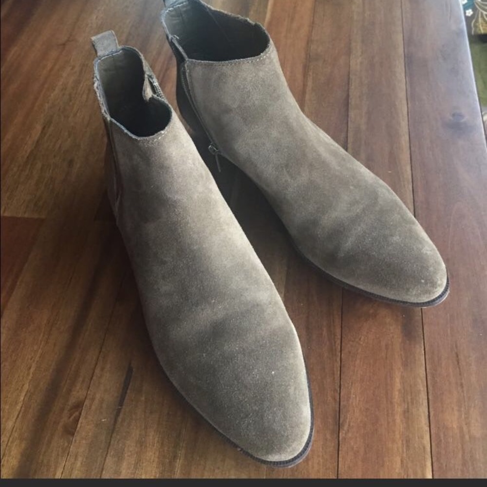 Ivanka Trump suede booties