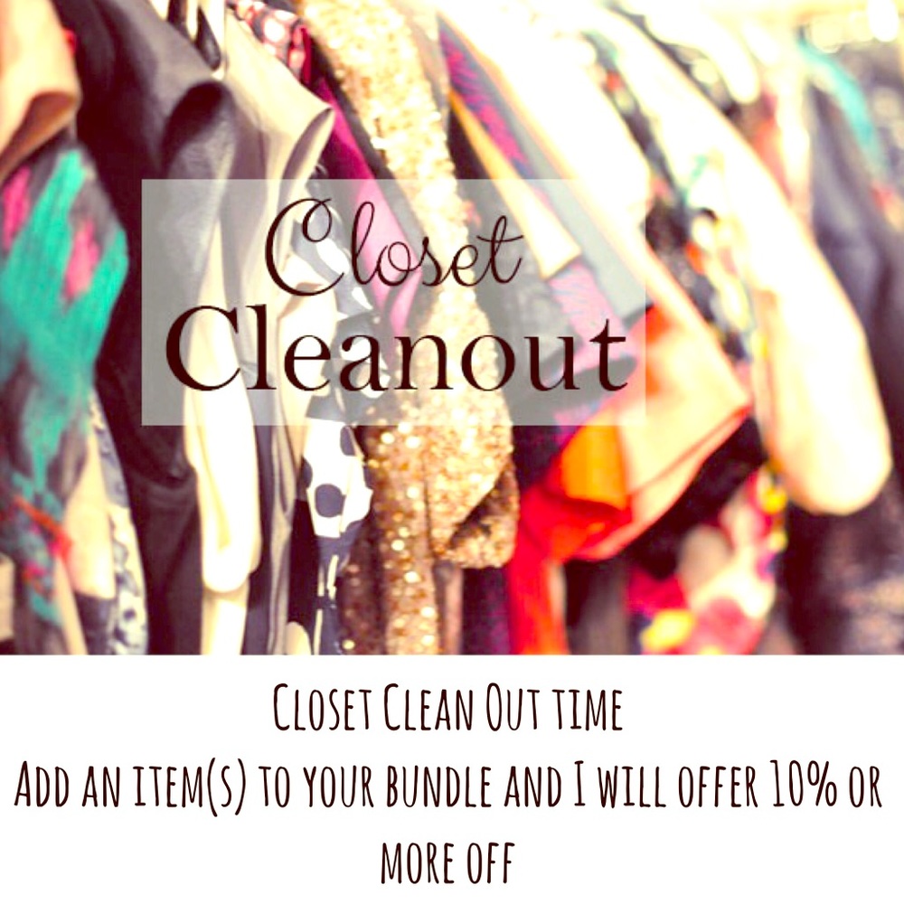 Closet Clean Out!!