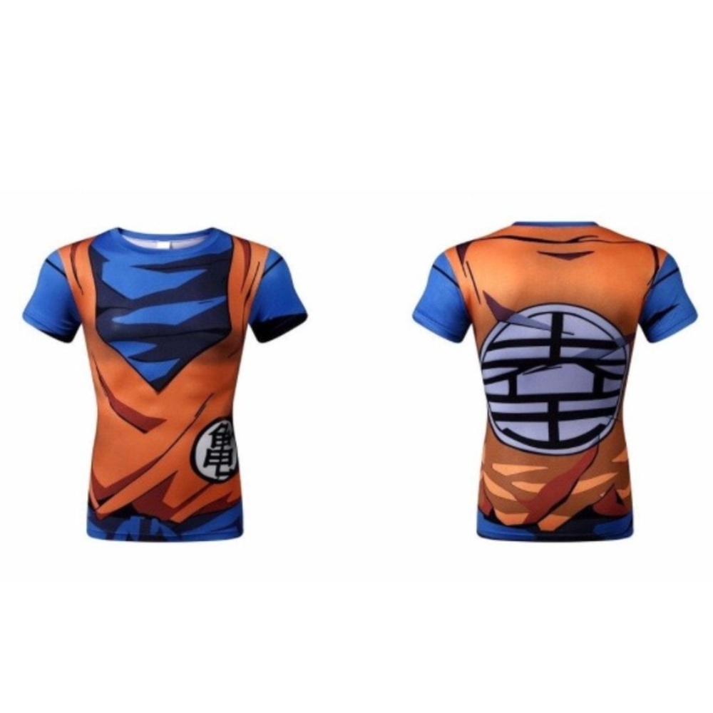 🐉 Dragon Ball Z Goku Workout Compression Shirt 🐉 - Picture 2 of 2