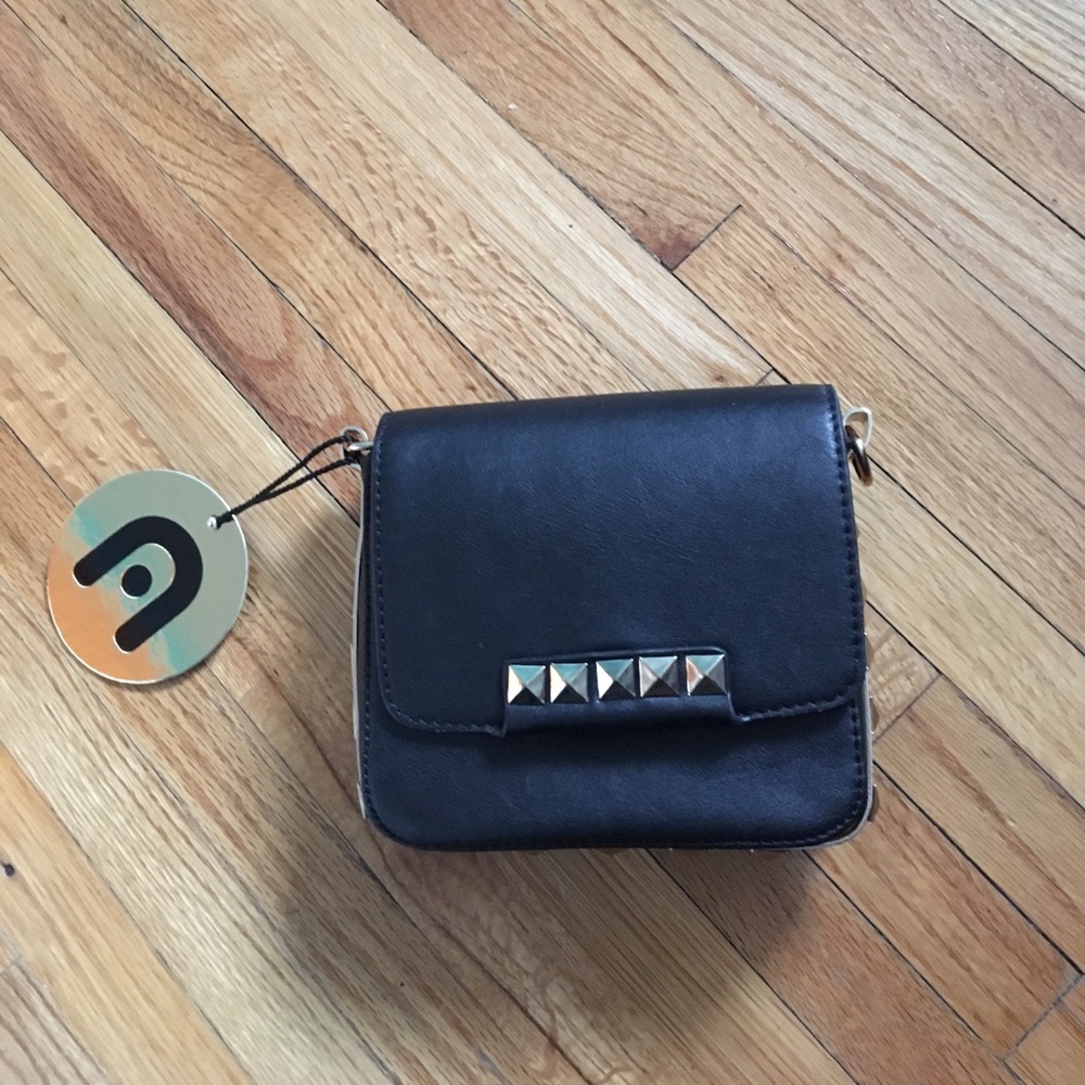 Black cross-body bag