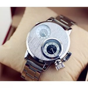 Stainless steel men's watch