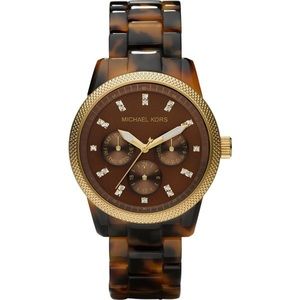 Michael Kors MK5038 Runway Tortoise Women's Watch