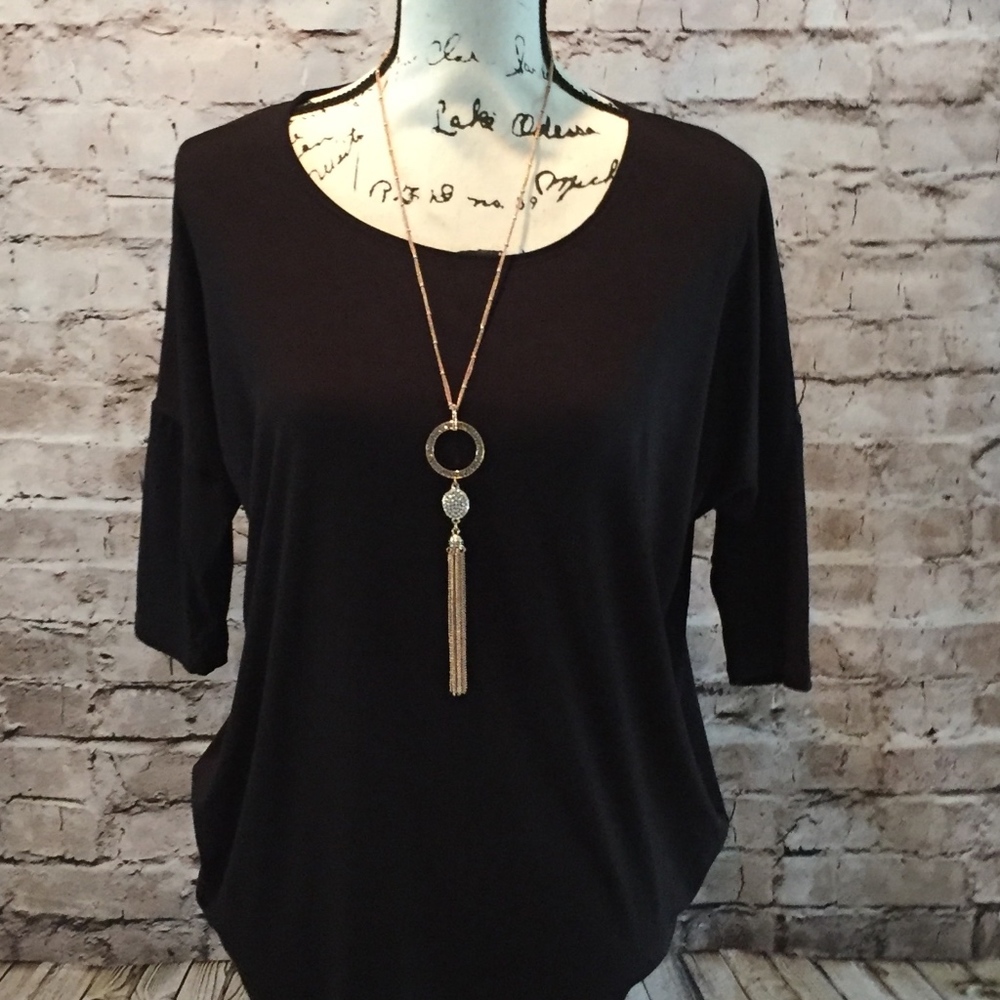 Dolman Tunic Black NWT