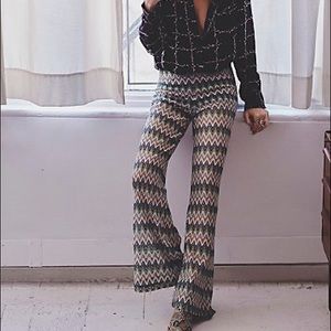 Multi-Colored Flare Pants 🌈