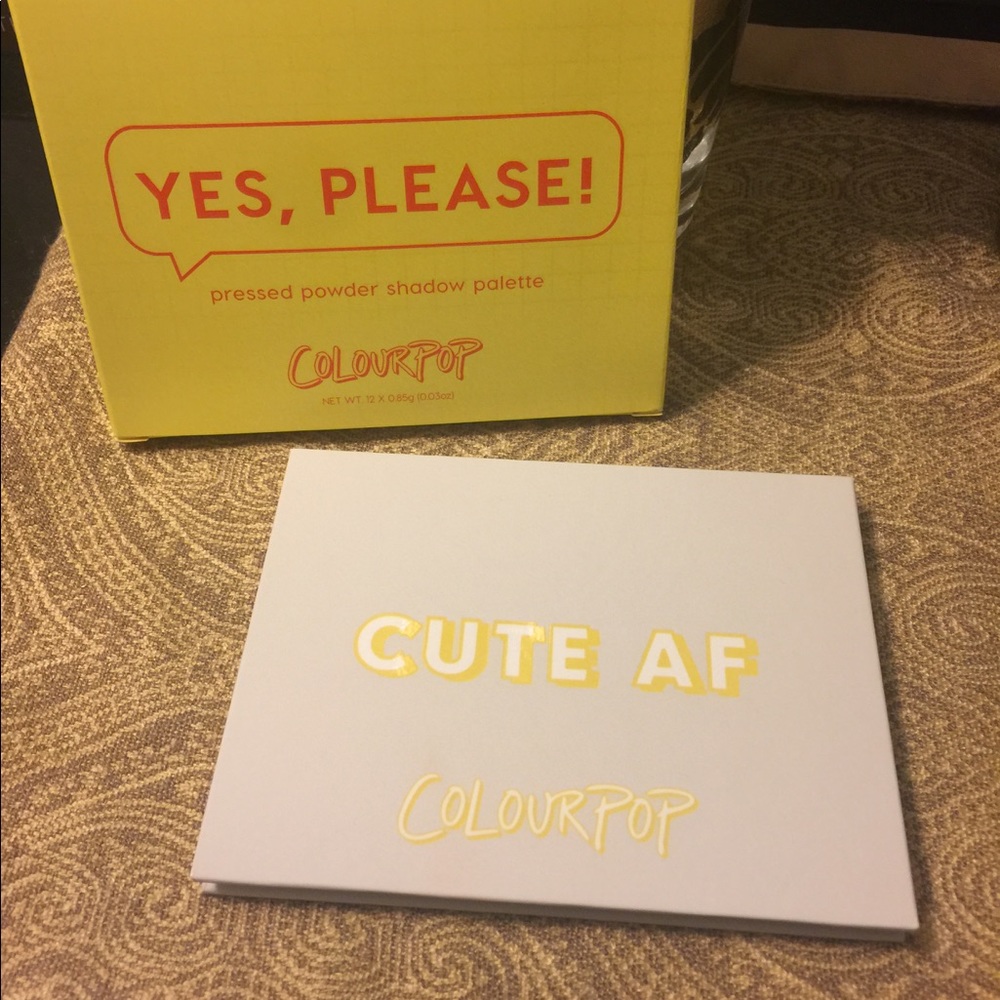 Colourpop yes, please Palette