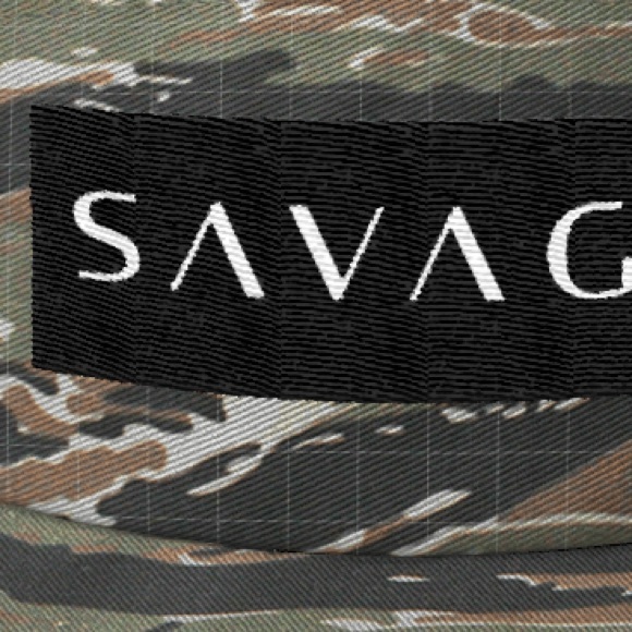 💲 CAMO Green SAVAGE  5 PANEL MENS HAT *NWT* - Picture 5 of 7