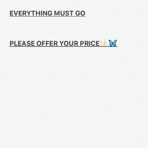 offer whatever price!!