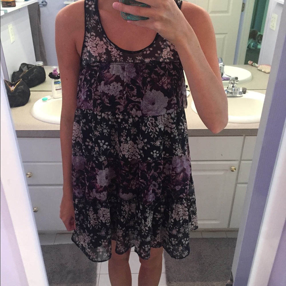 Urban Outfitters Floral Babydoll Dress