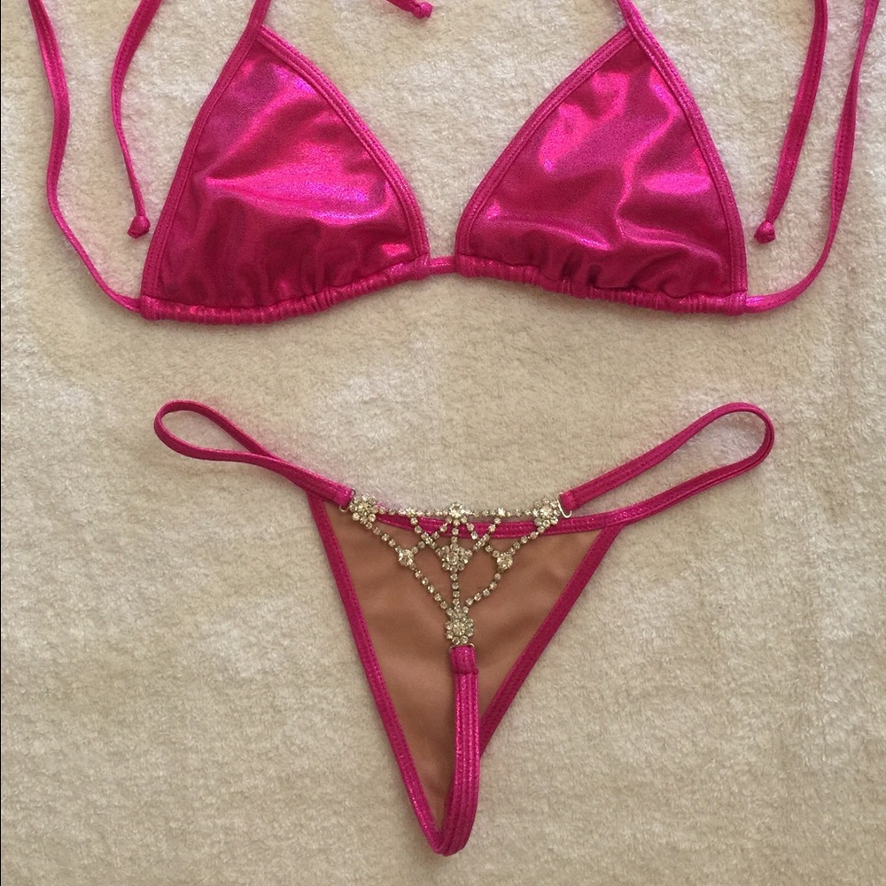 New! Never worn Micro bikini! Jewel thong back💎🌟