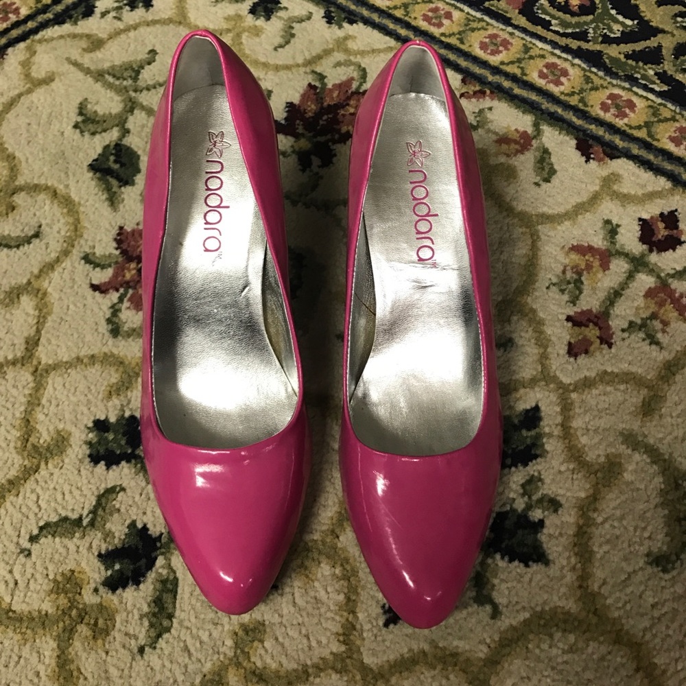 Hot pink heels