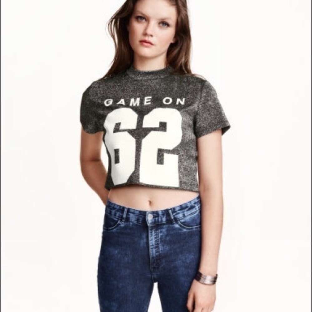 H&M shine crop top - Picture 5 of 5