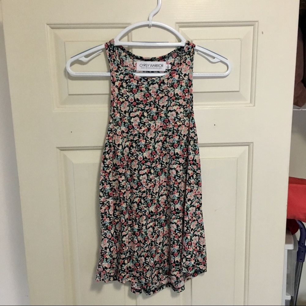 Gypsy Warrior - Floral tank top 