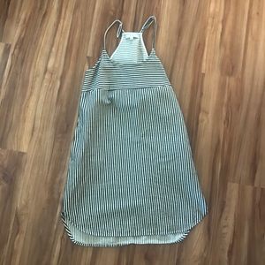 Madewell Striped Mini Dress with Pockets