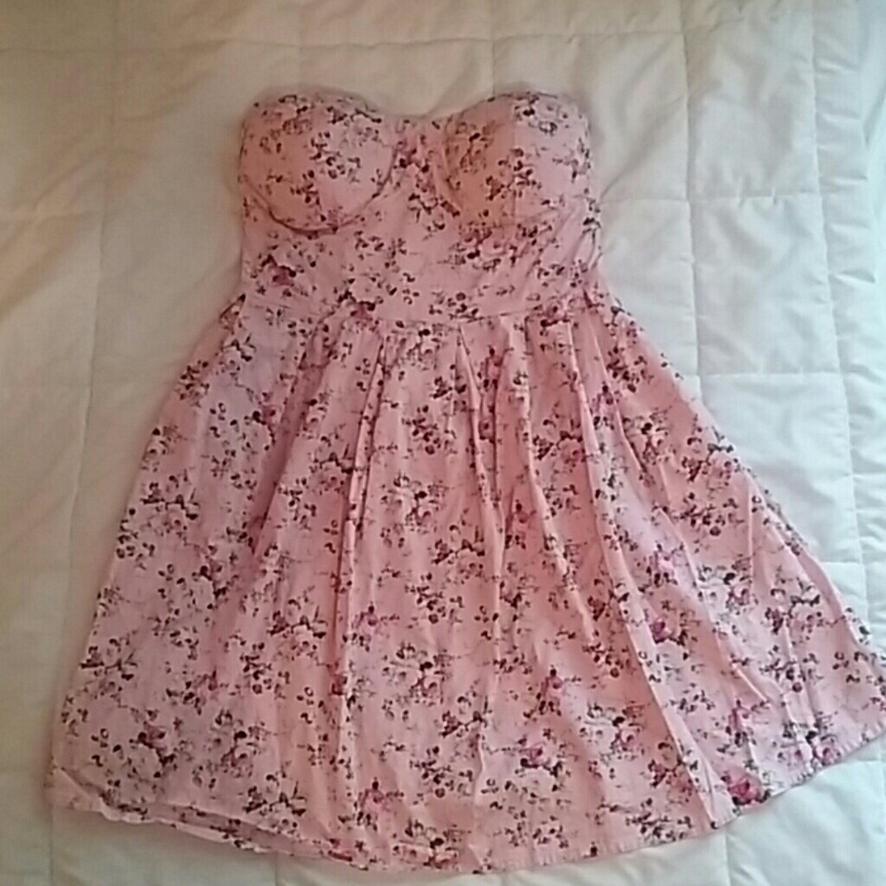 Pink Floral Dress