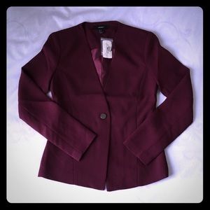 ~SALE~ NWT Burgundy forever21 blazer, S