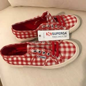 ❤️💋Superga Gingham TennisShoes 💋❤️