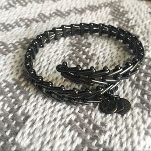 Alex & Ani Hematite Gypsy Wrap