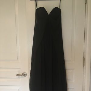 Hayley Paige Evening Gown Dress Chiffon Black