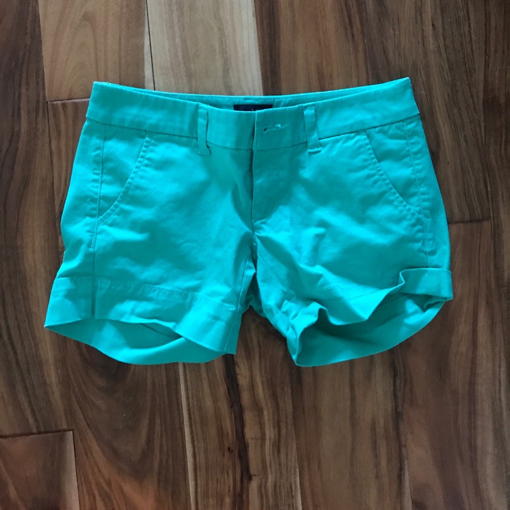 Teal shorts