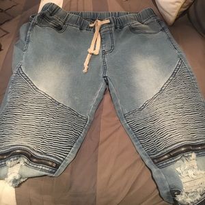 Jogger skinny jeans
