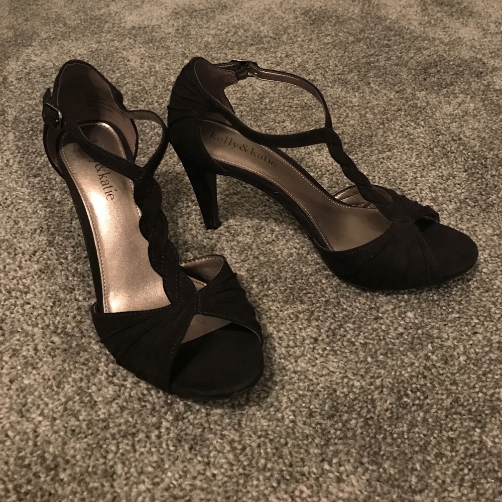 Kelly & Katie Black Heels