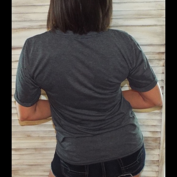 🛍LAST 2 ☕️ I Need a Coffee the Size of My Butt Tee Gray - Picture 6 of 6