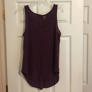 Old Navy Maroon Scoop Top