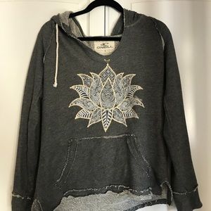 O'Neill pull over sweater with hood!