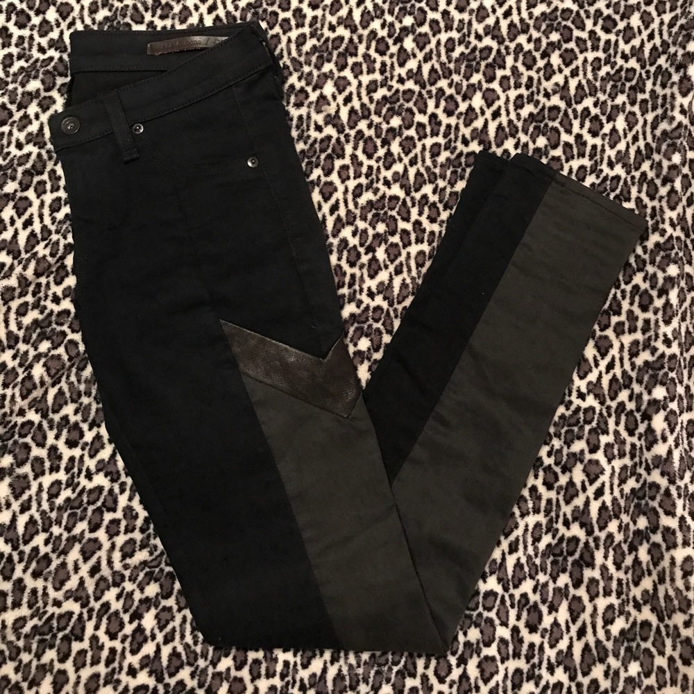 Rag & Bone Grand Prix Motocross Legging Jeans