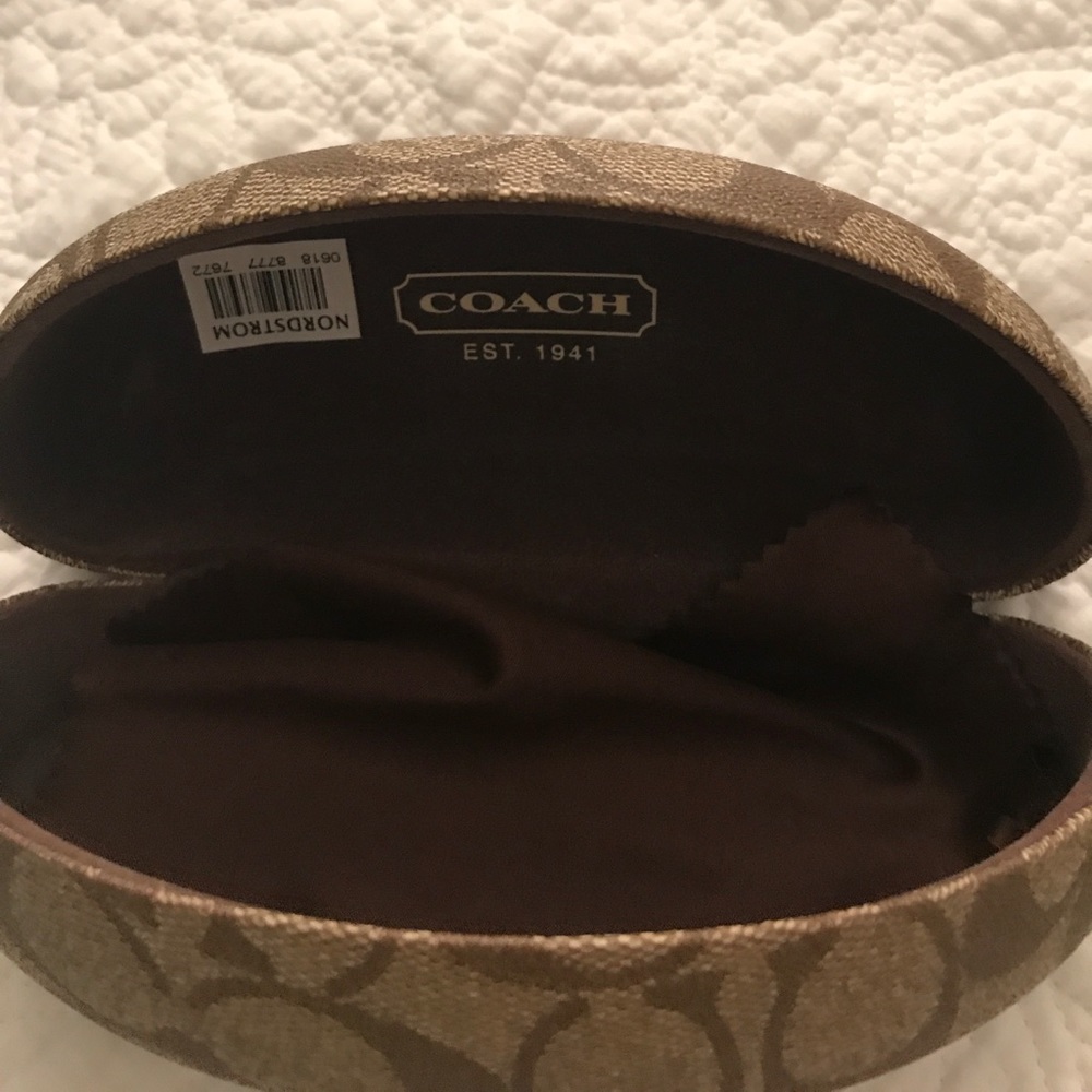 NWOT Coach eyeglass case - Picture 3 of 3