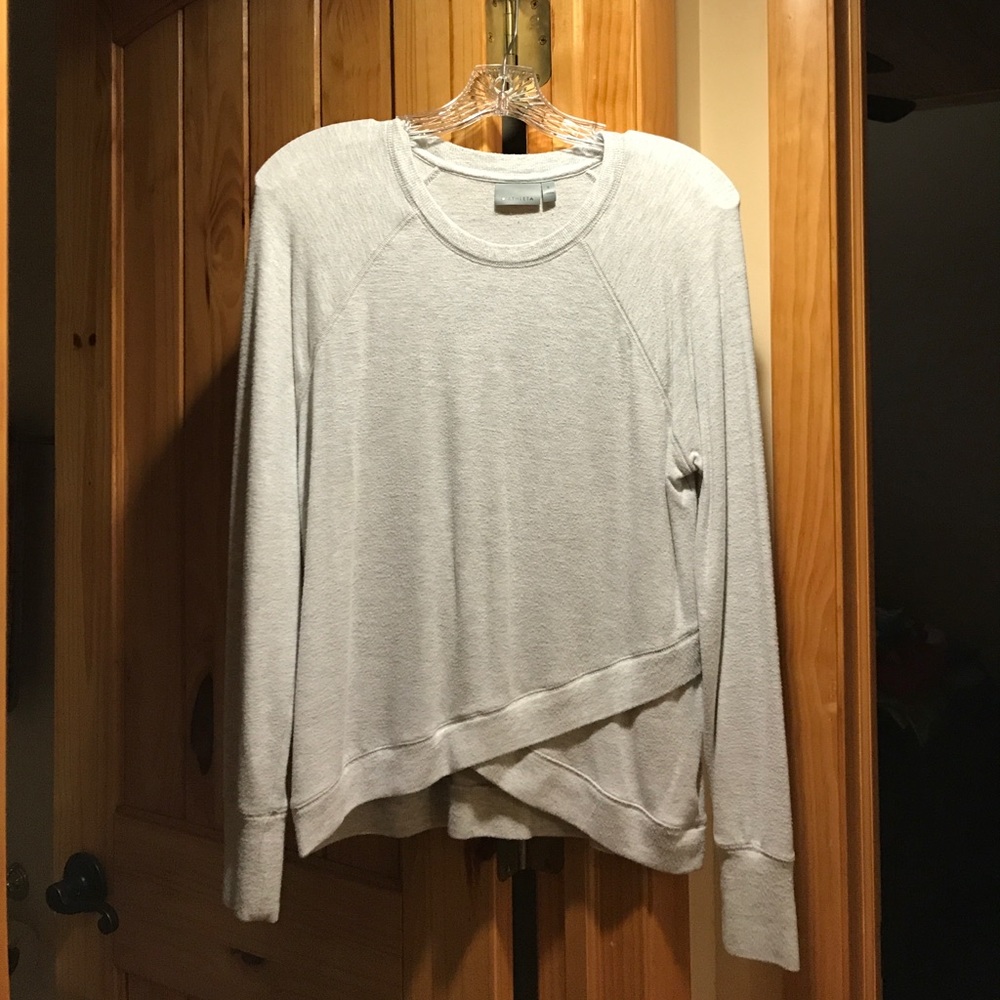 Sold! Athleta Criss Cross lightweight sweater, Sm