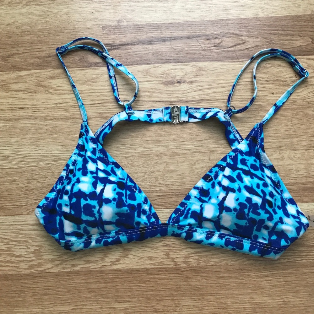 Cupshe Deep Water Ocean Bikini Top