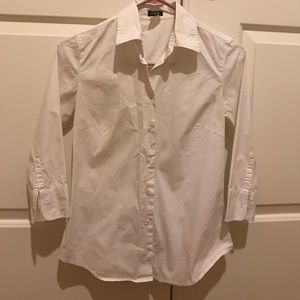 Jcrew white button down shirt size XS