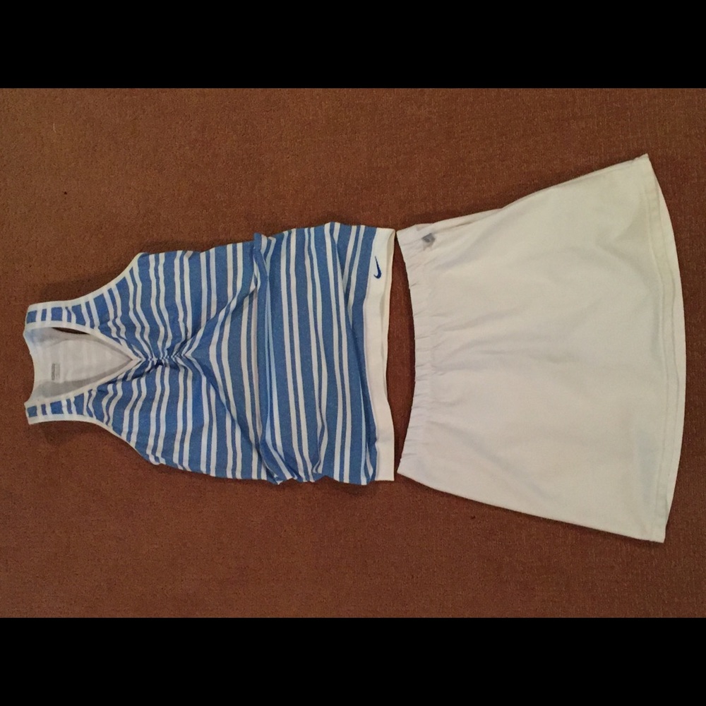 Tennis skirt and top