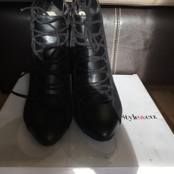 Style & Co black heels - Picture 1 of 3