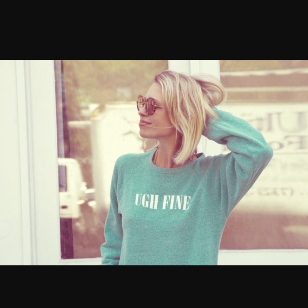 *SOLD* Ugh Fine sweatshirt- glamcamp