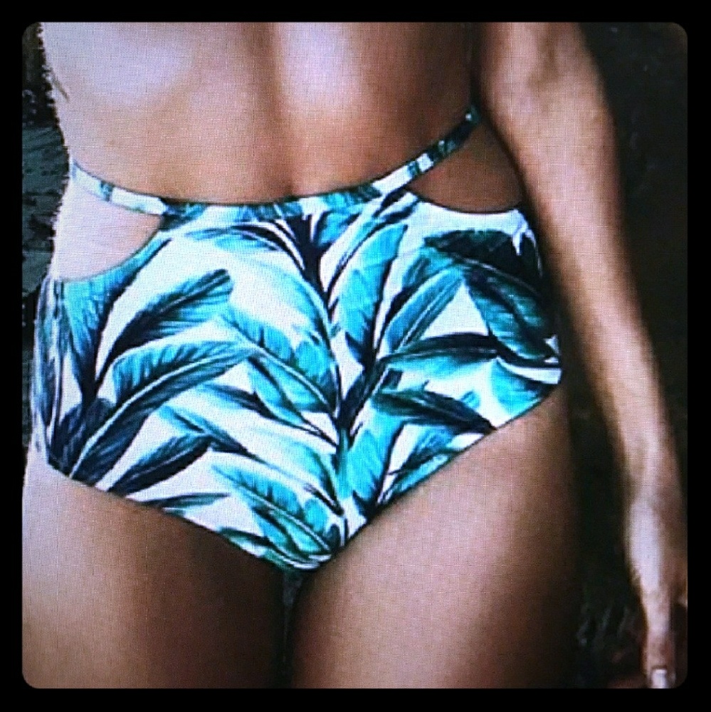 SOLD High waisted floral bottoms
