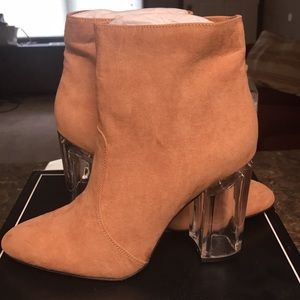 Pink clear heeled beauty