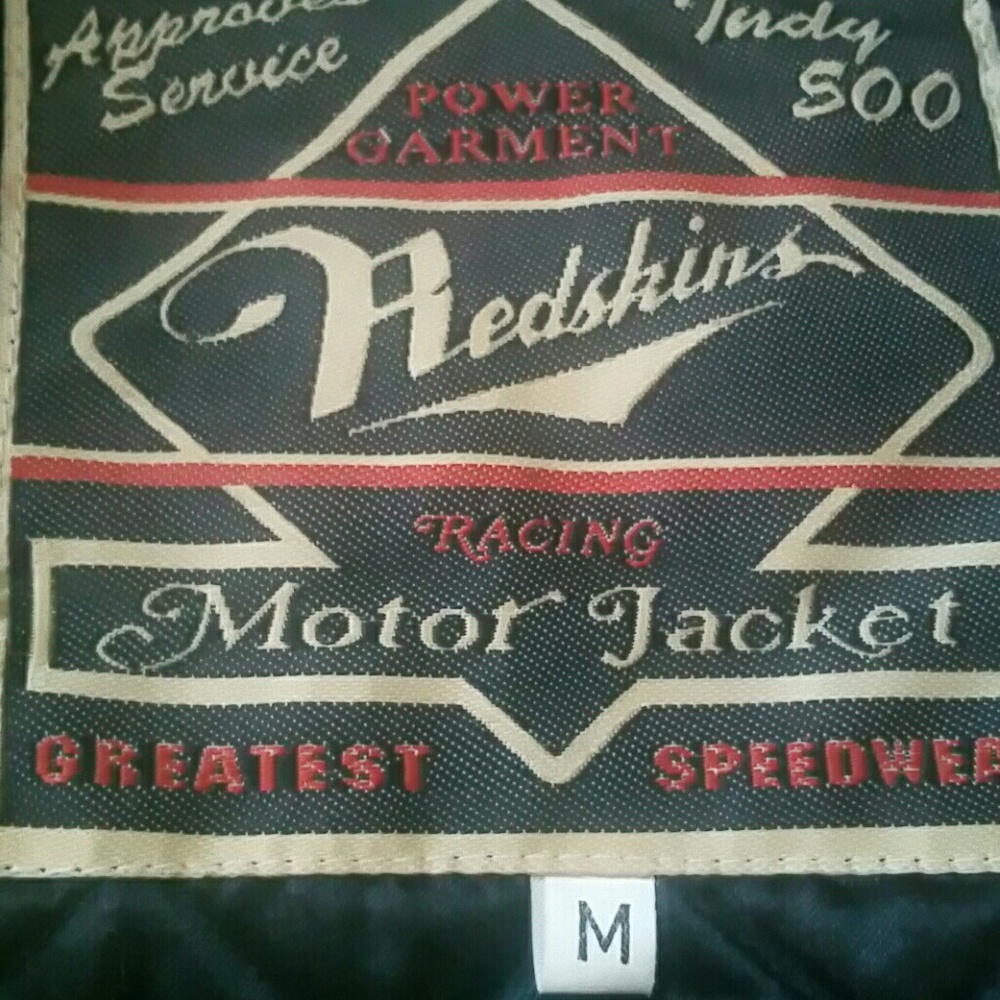 "Authentic Redskins Motor Sports Jacket" - Picture 2 of 4