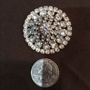 Diamond brooch