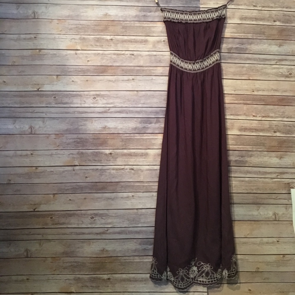 Nwt Strapless Maxi