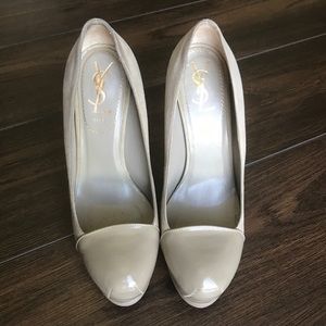 YSL 35.5 Suede Pumps