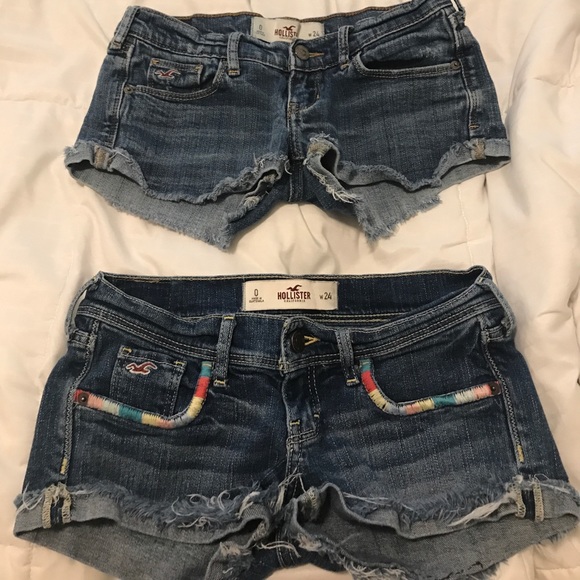 Hollister Pants - Hollister jean shorts