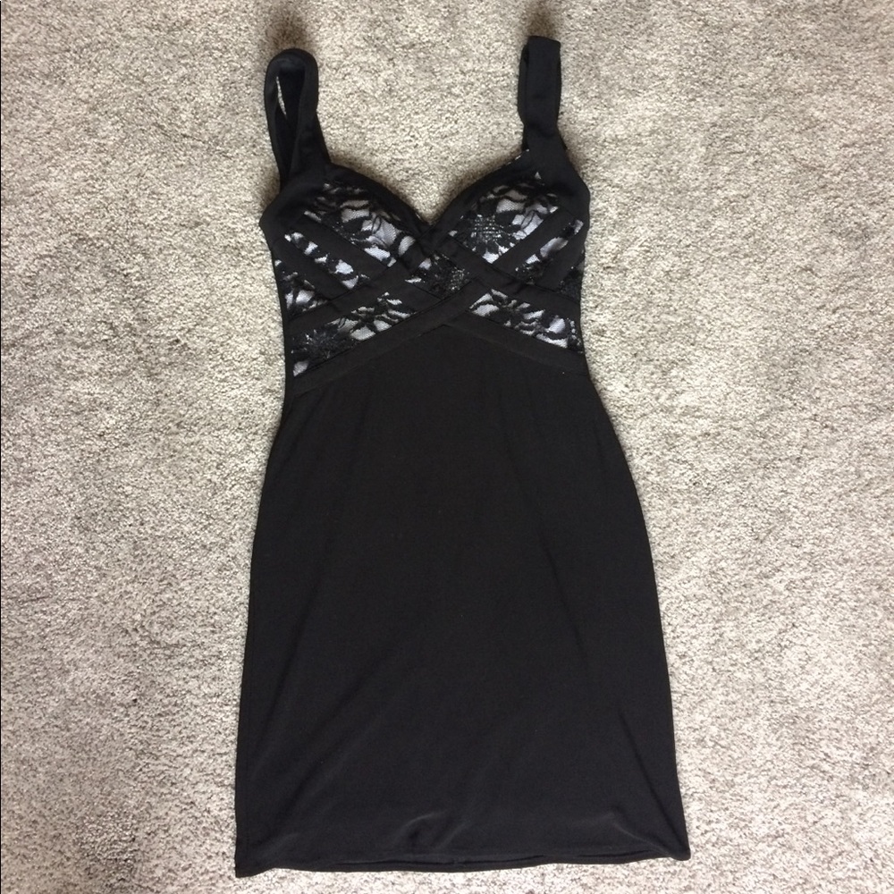 Lace Detail Mini Dress Size 1/2