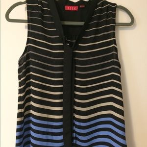 Elle silky striped top