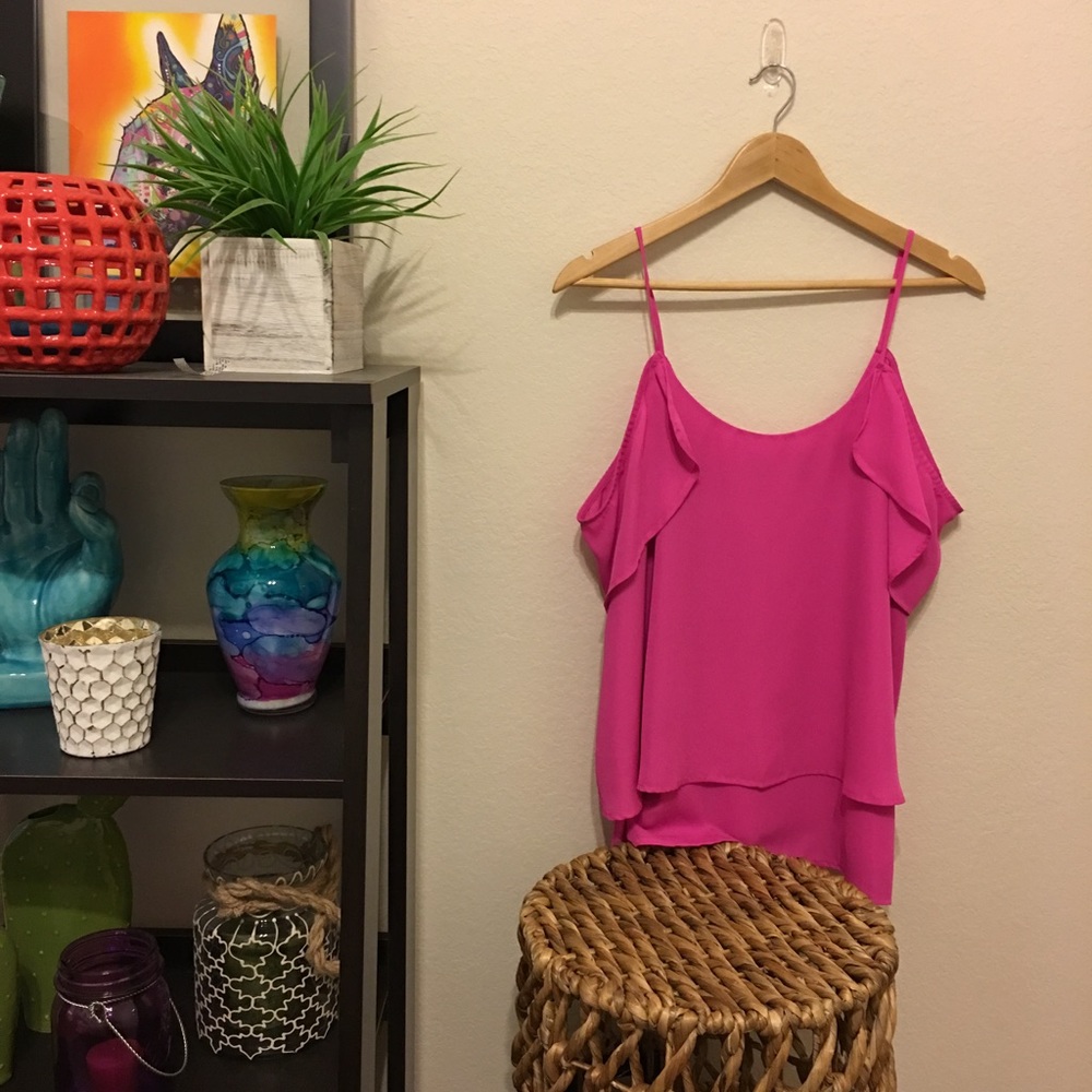 Pink dress top
