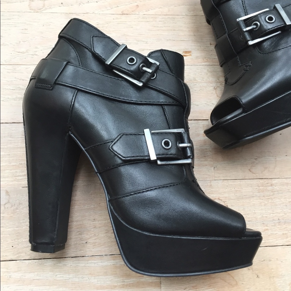 Miss Sixty black buckle straps heels! - Picture 2 of 8