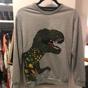 Retro Dino Sweatshirt (S)