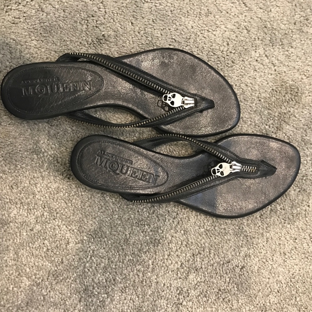 Alexander McQueen leather sandals