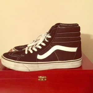 Vans skate highs. Black and white. Size 11